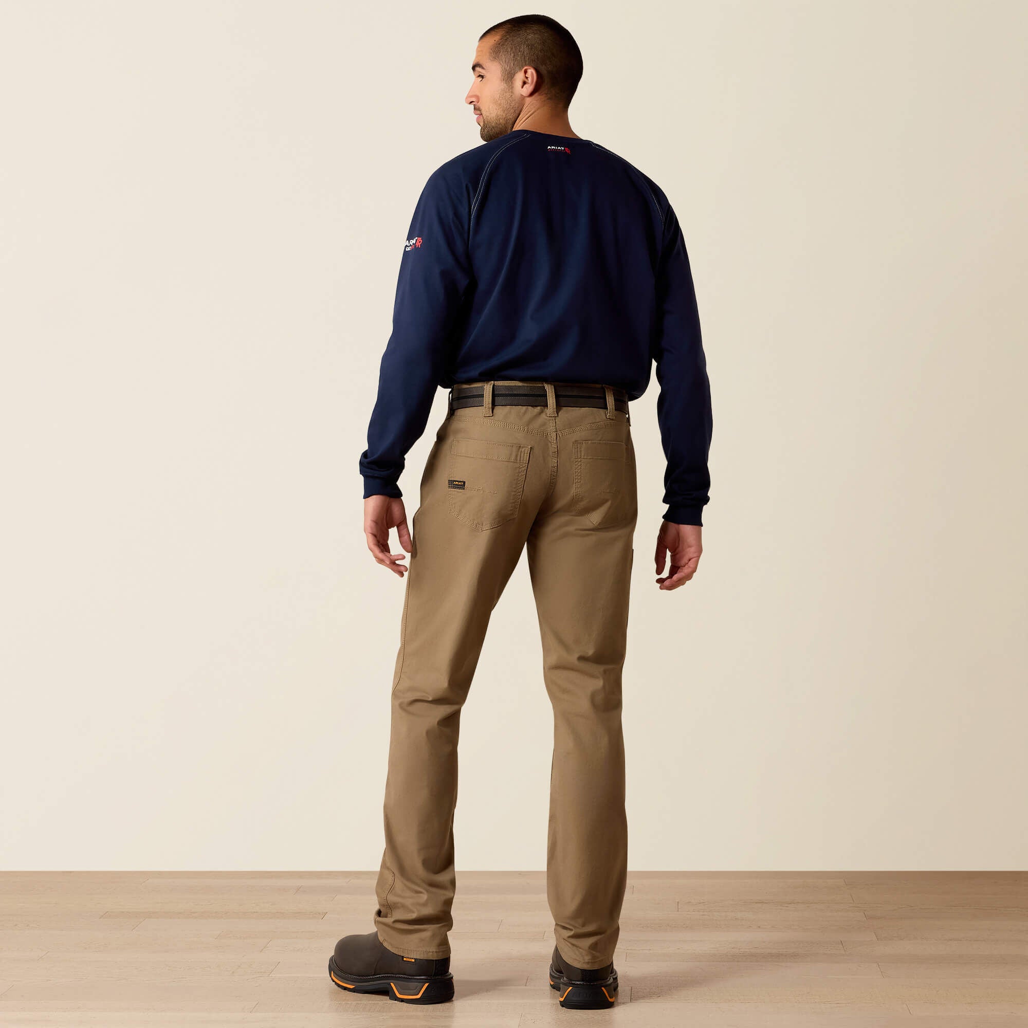 Men Rebar M4 Low Rise DuraStretch Made Tough Stackable Straight Leg Pant | Ariat