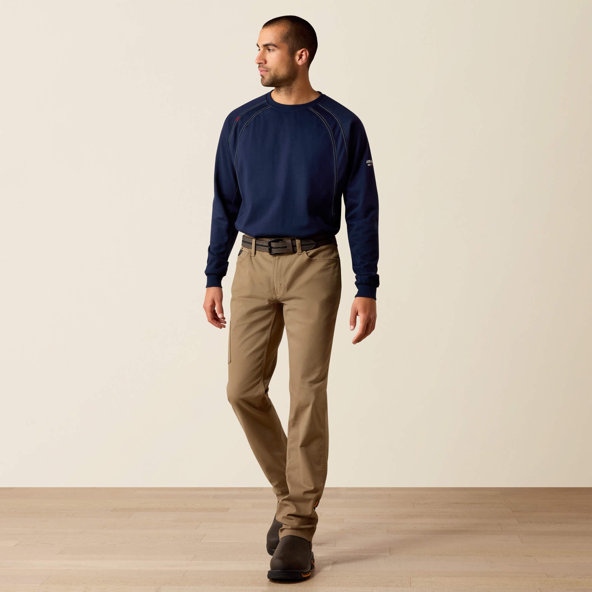 Men Rebar M4 Low Rise DuraStretch Made Tough Stackable Straight Leg Pant | Ariat