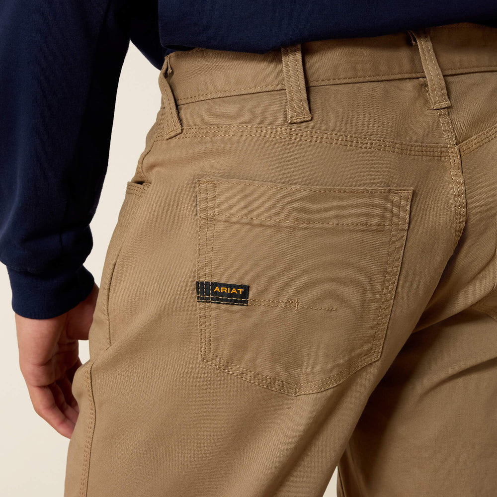 Men Rebar M4 Low Rise DuraStretch Made Tough Stackable Straight Leg Pant | Ariat