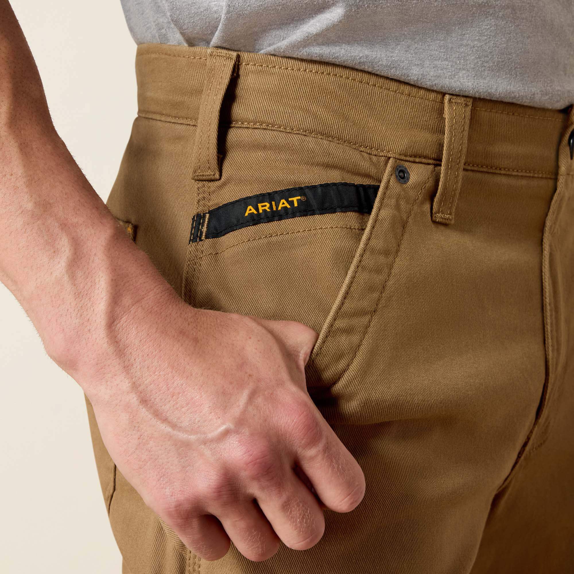 Men Rebar M4 Relaxed DuraStretch Washed Twill Dungaree Boot Cut Pant | Ariat us