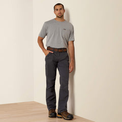 Men Rebar M4 Relaxed DuraStretch Washed Twill Dungaree Boot Cut Pant | Ariat Online