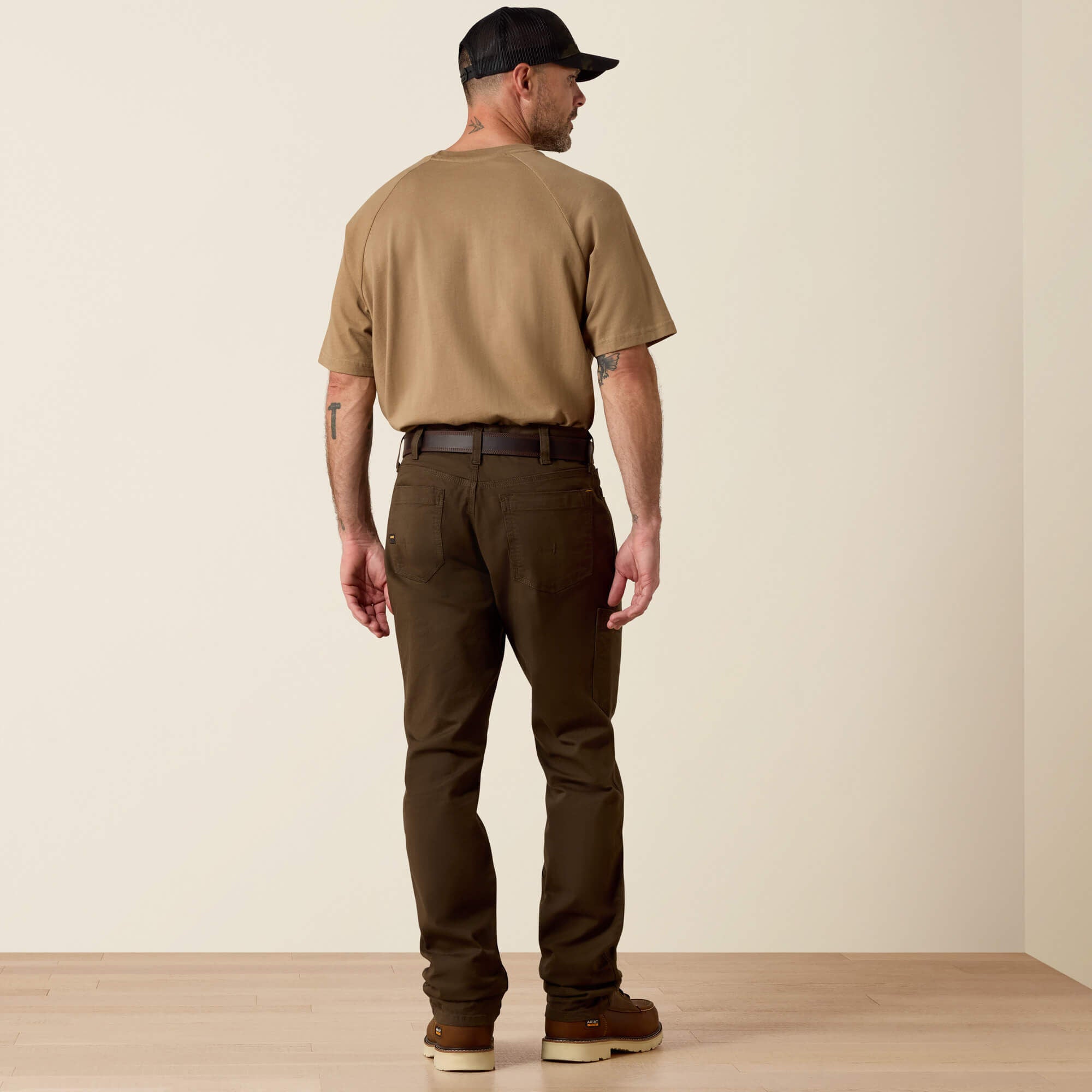 Men Rebar M4 Low Rise DuraStretch Made Tough Stackable Straight Leg Pant | Ariat Outlet