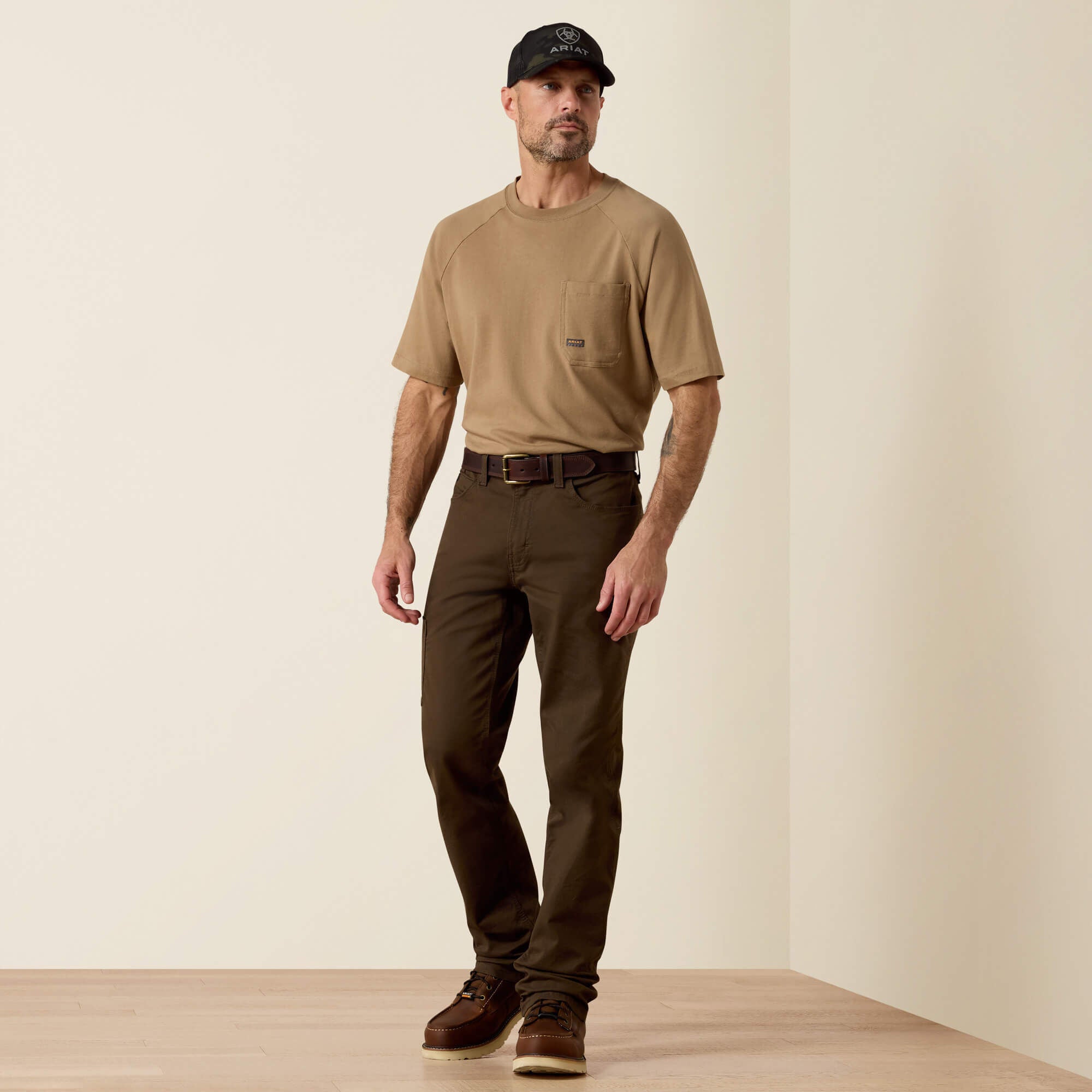 Men Rebar M4 Low Rise DuraStretch Made Tough Stackable Straight Leg Pant | Ariat Outlet