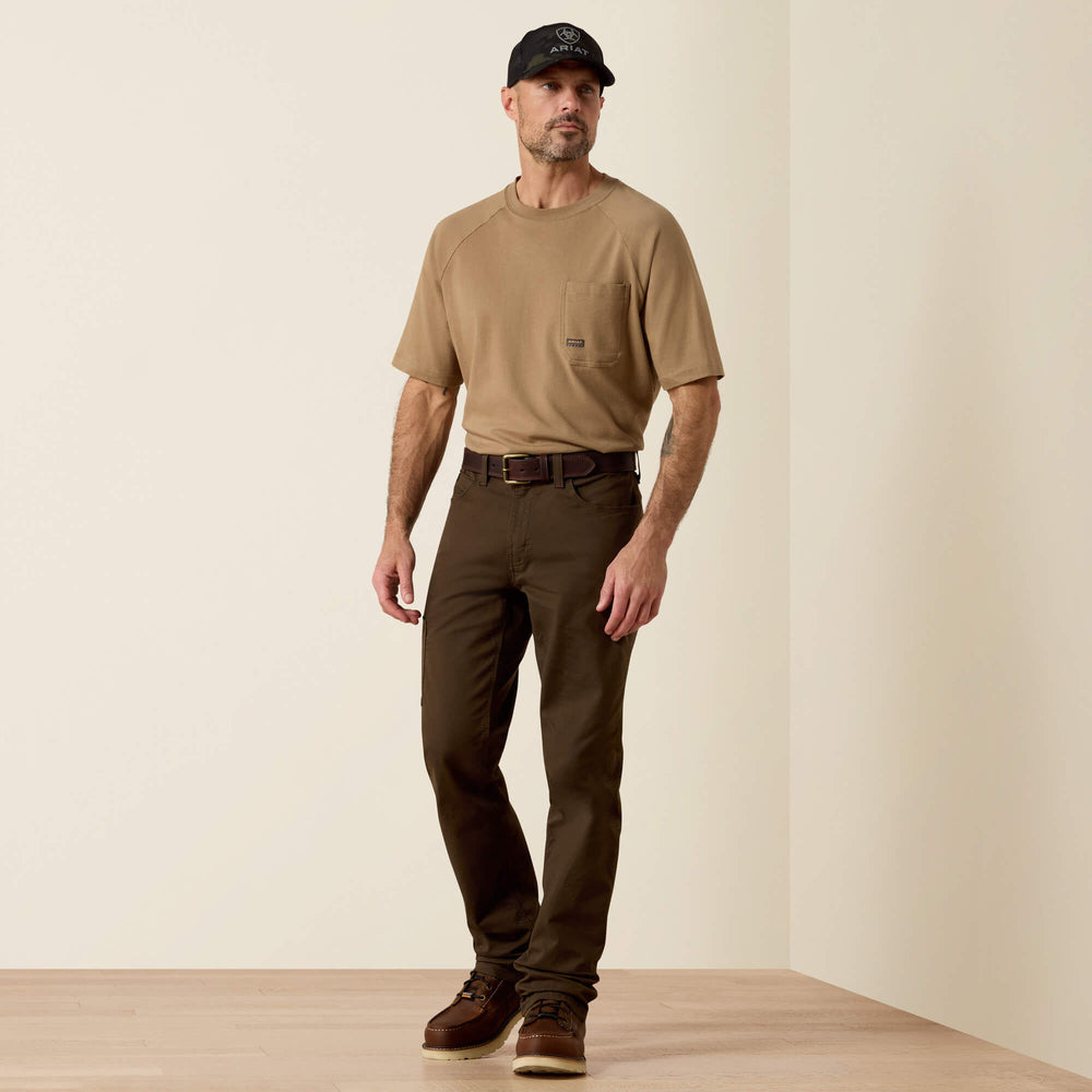 Men Rebar M4 Low Rise DuraStretch Made Tough Stackable Straight Leg Pant | Ariat Outlet