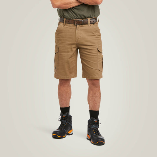 Men Rebar DuraStretch Made Tough Cargo 11" Short | Ariat us