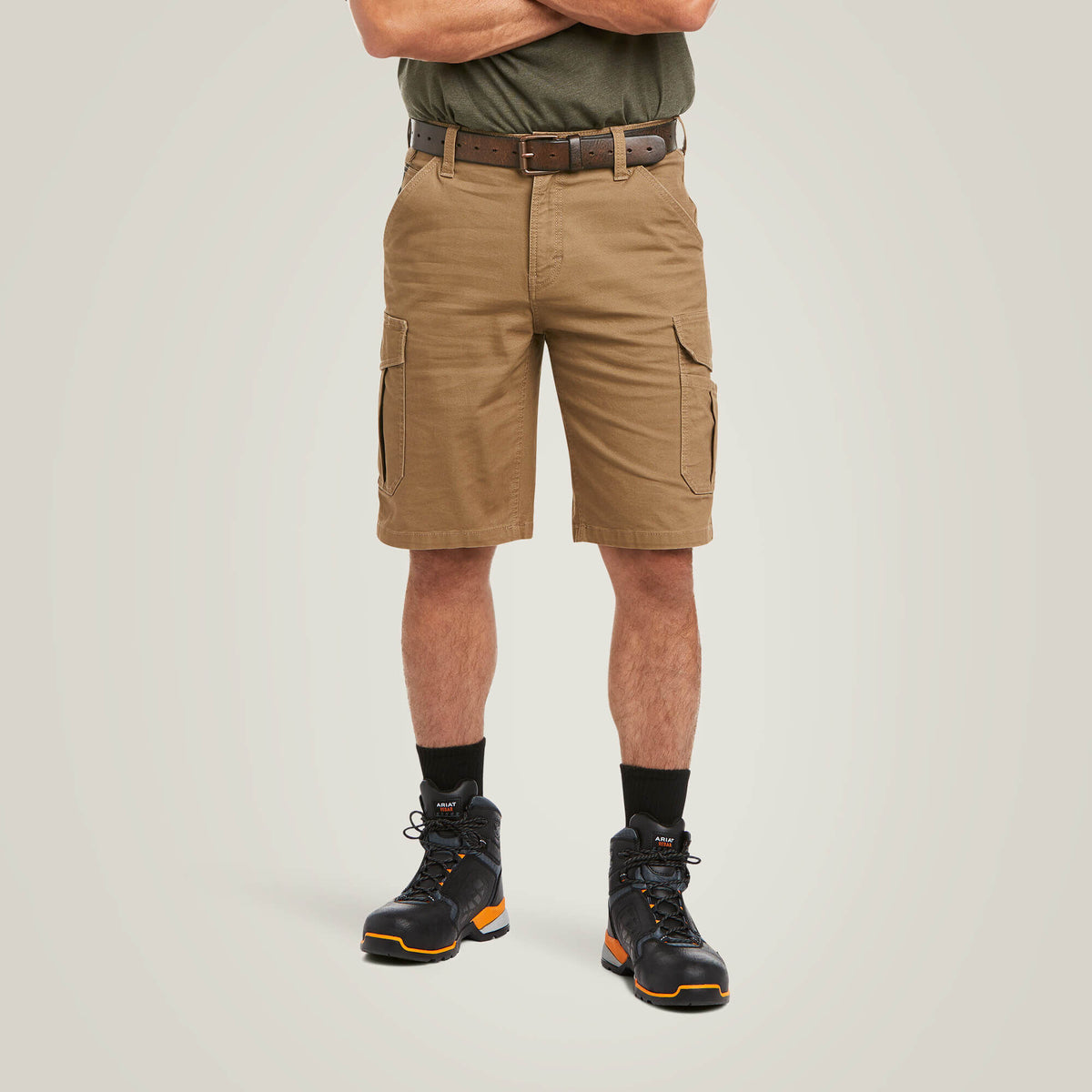Men Rebar DuraStretch Made Tough Cargo 11" Short | Ariat us