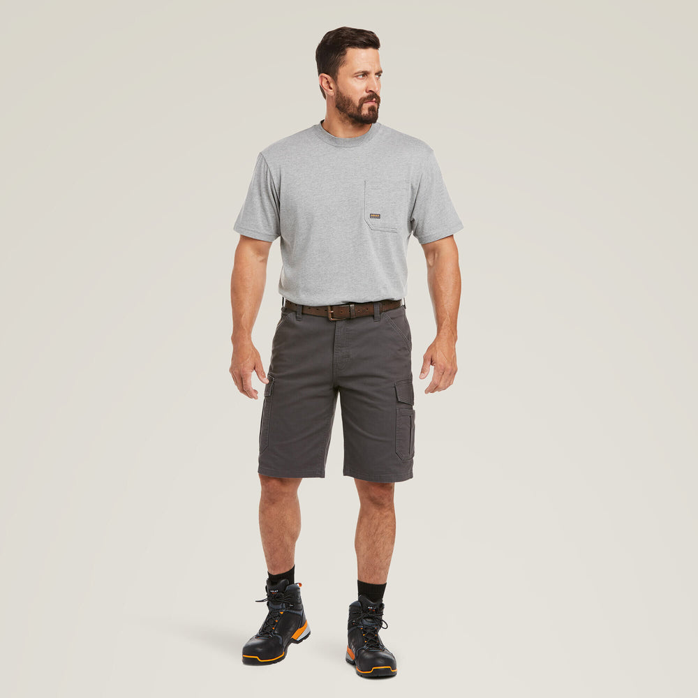 Men Rebar DuraStretch Made Tough Cargo 11" Short | Ariat near me