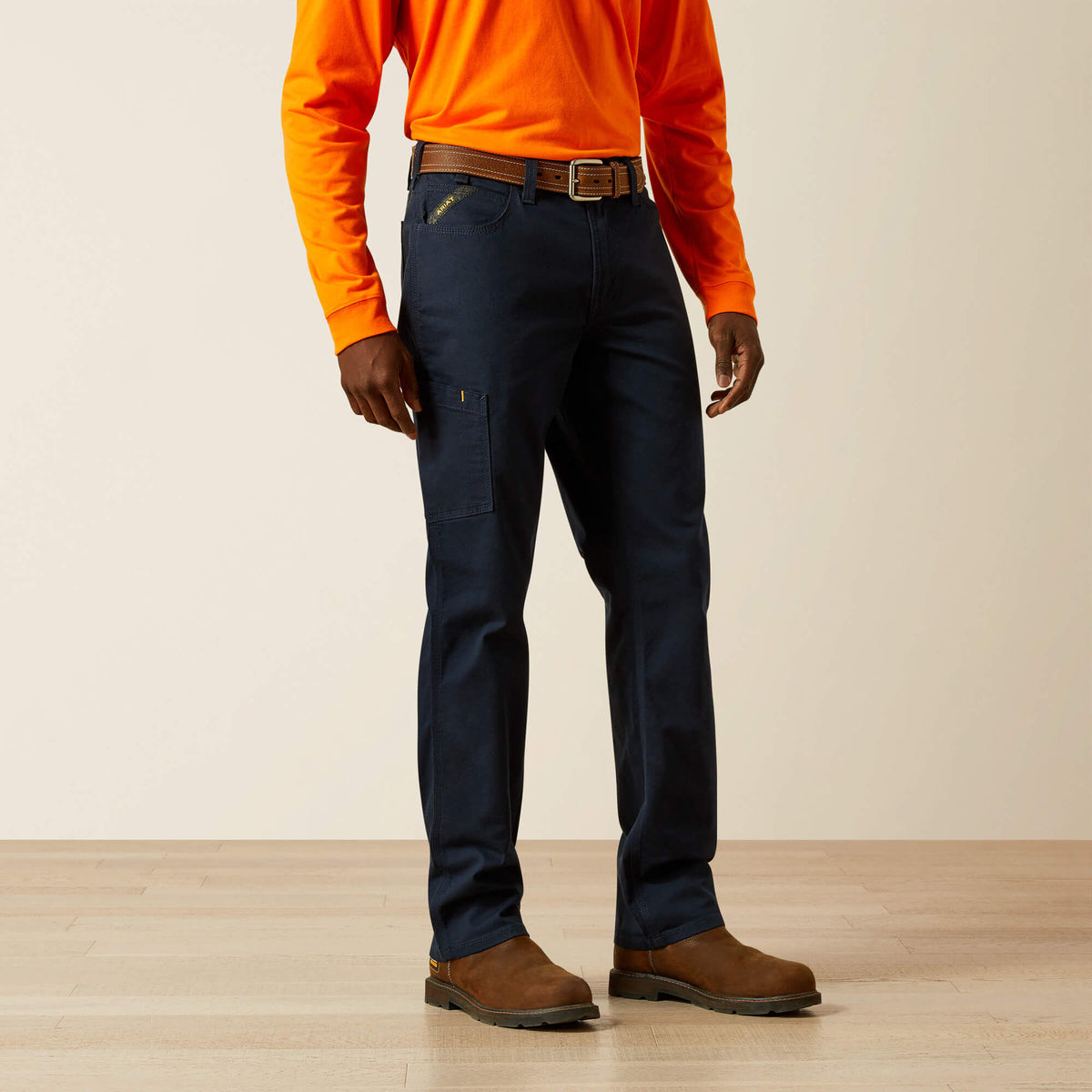 Men Rebar M4 Low Rise DuraStretch Made Tough Stackable Straight Leg Pant | Ariat Online