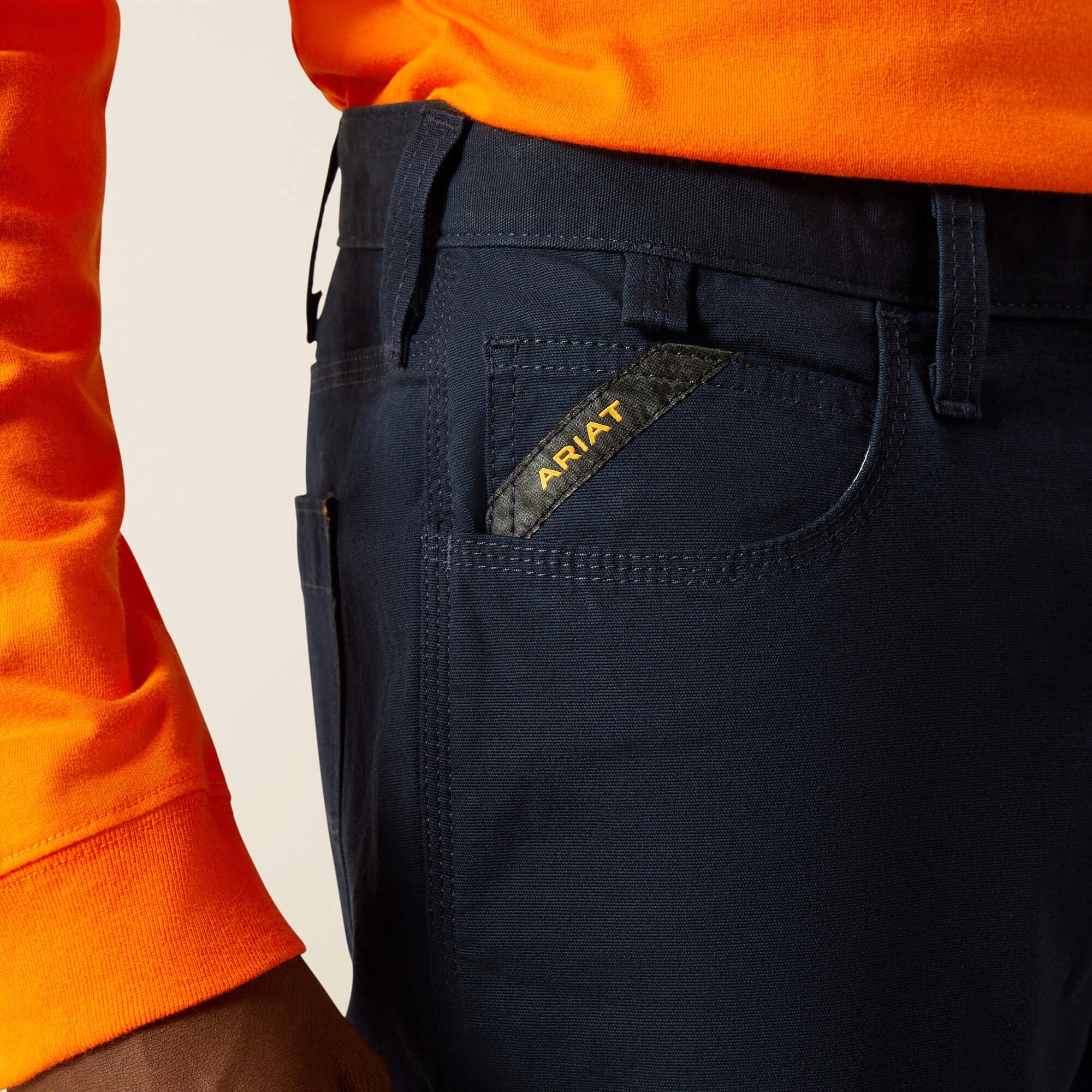 Men Rebar M4 Low Rise DuraStretch Made Tough Stackable Straight Leg Pant | Ariat Online