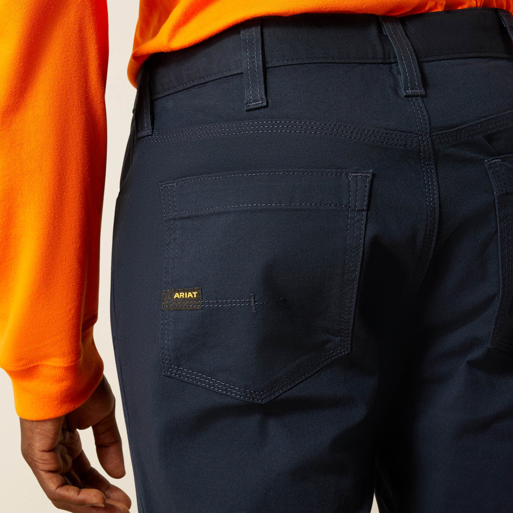 Men Rebar M4 Low Rise DuraStretch Made Tough Stackable Straight Leg Pant | Ariat Online