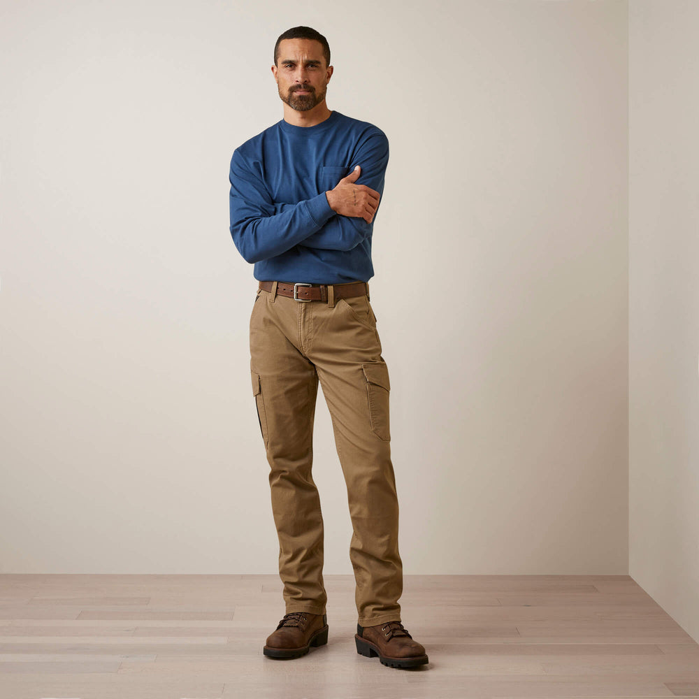 Men Rebar M4 Relaxed Made Tough Cargo Straight Pant | Ariat Outlet