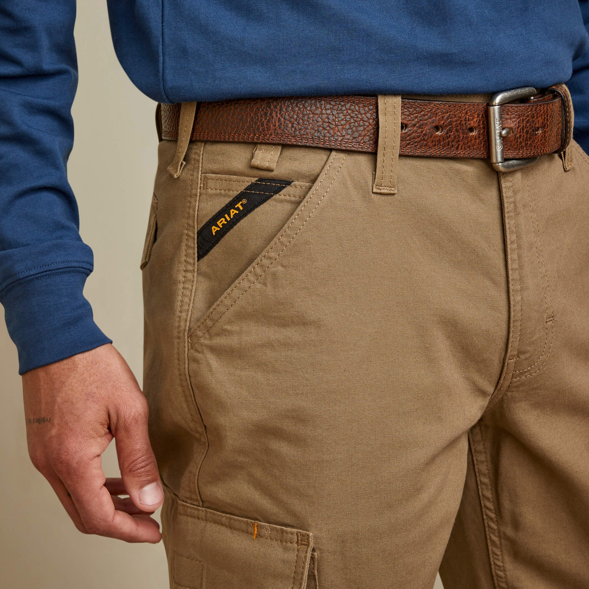 Men Rebar M4 Relaxed Made Tough Cargo Straight Pant | Ariat Outlet
