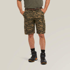 Men Rebar DuraStretch Made Tough Cargo 11" Short | Ariat on sale