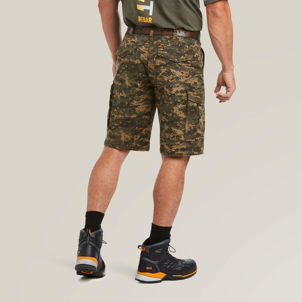 Men Rebar DuraStretch Made Tough Cargo 11" Short | Ariat on sale