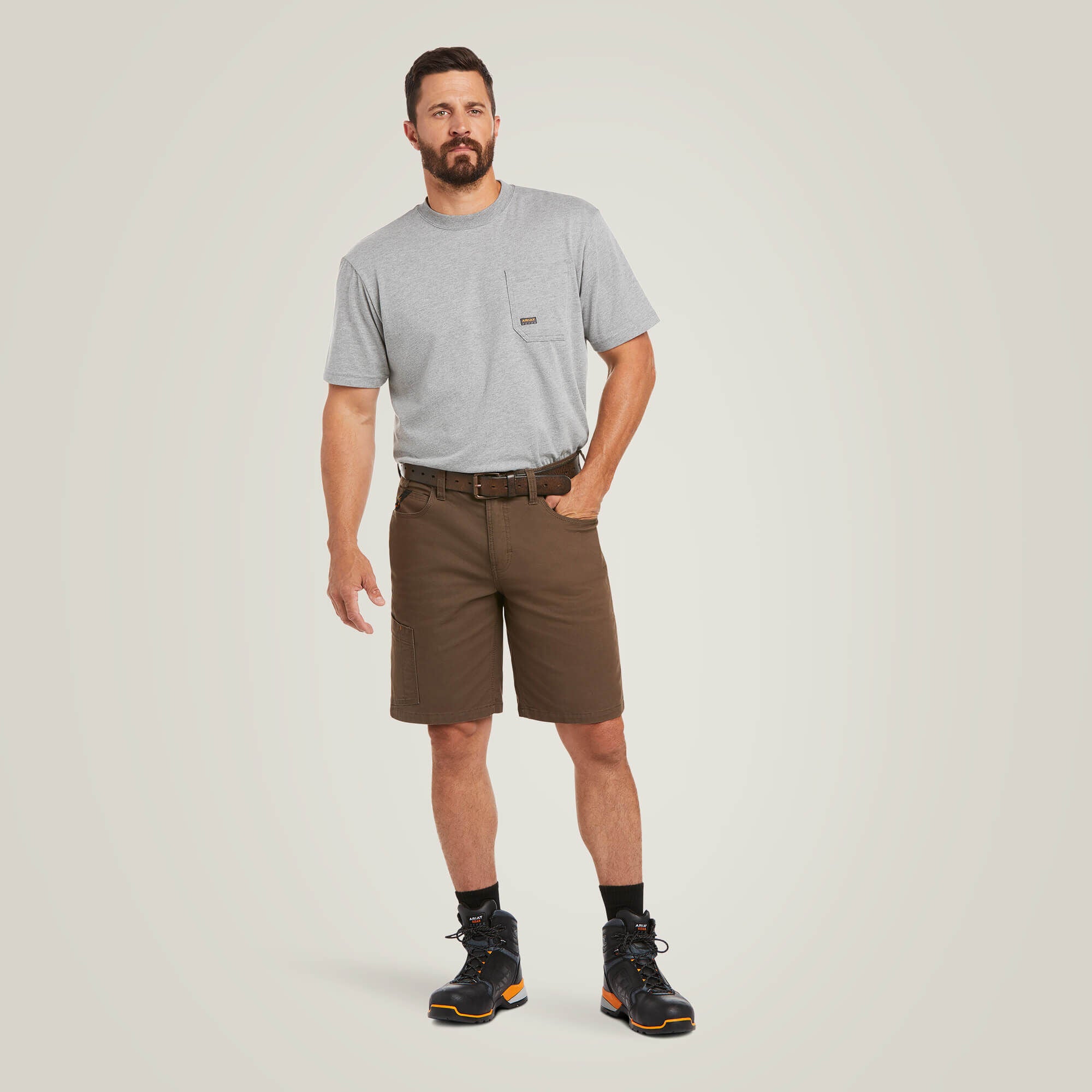 Men Rebar DuraStretch Made Tough 10" Short | Ariat for sale