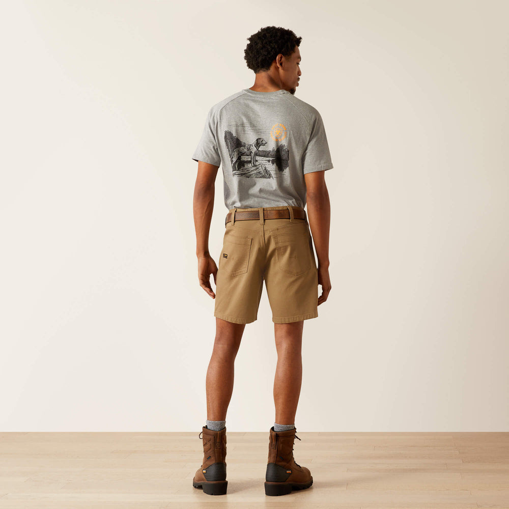 Men Rebar DuraStretch Made Tough 8" Short | Ariat