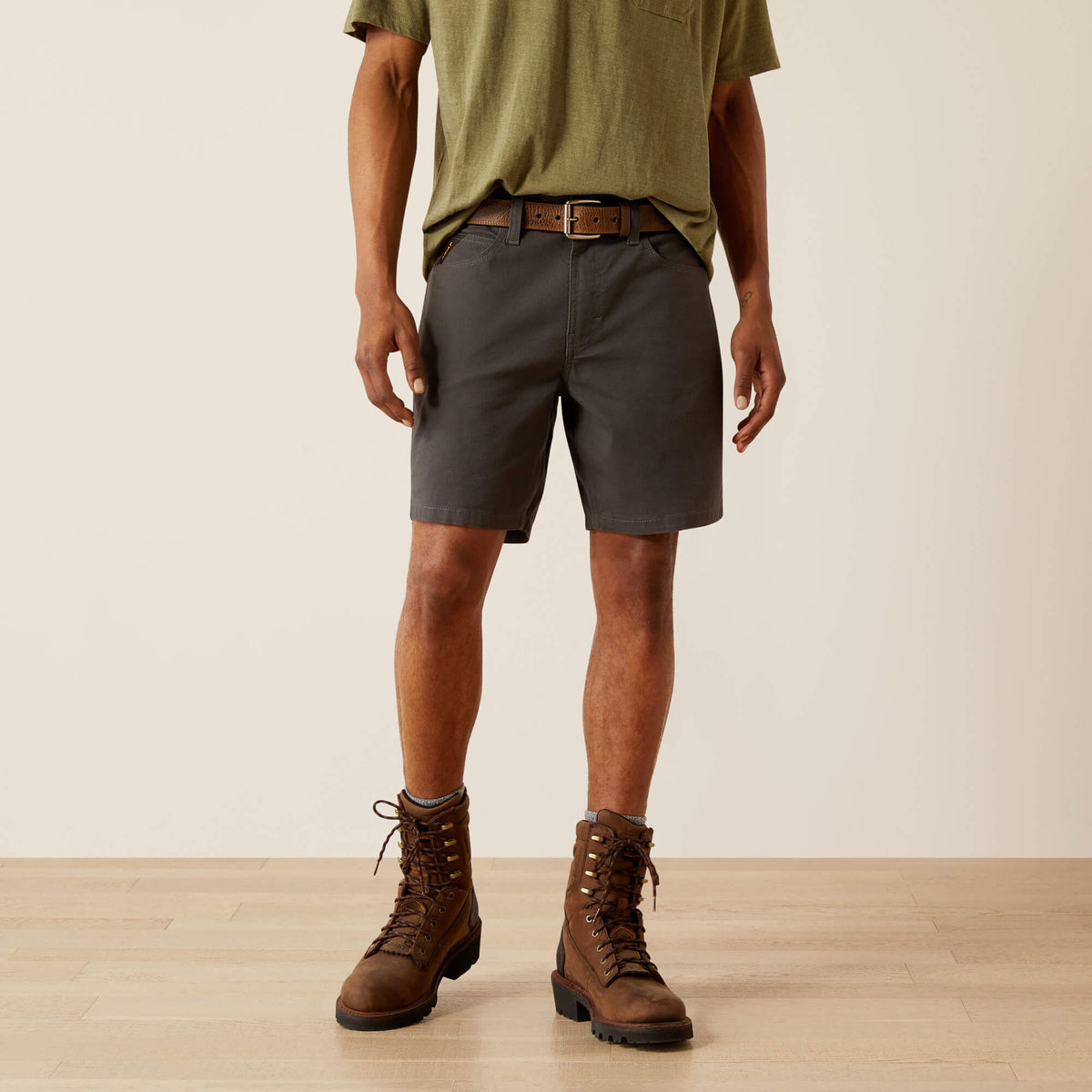 Men Rebar DuraStretch Made Tough 8" Short | Ariat Discount