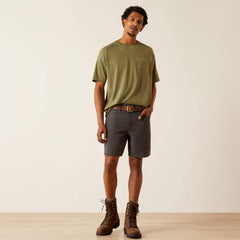 Men Rebar DuraStretch Made Tough 8" Short | Ariat Discount