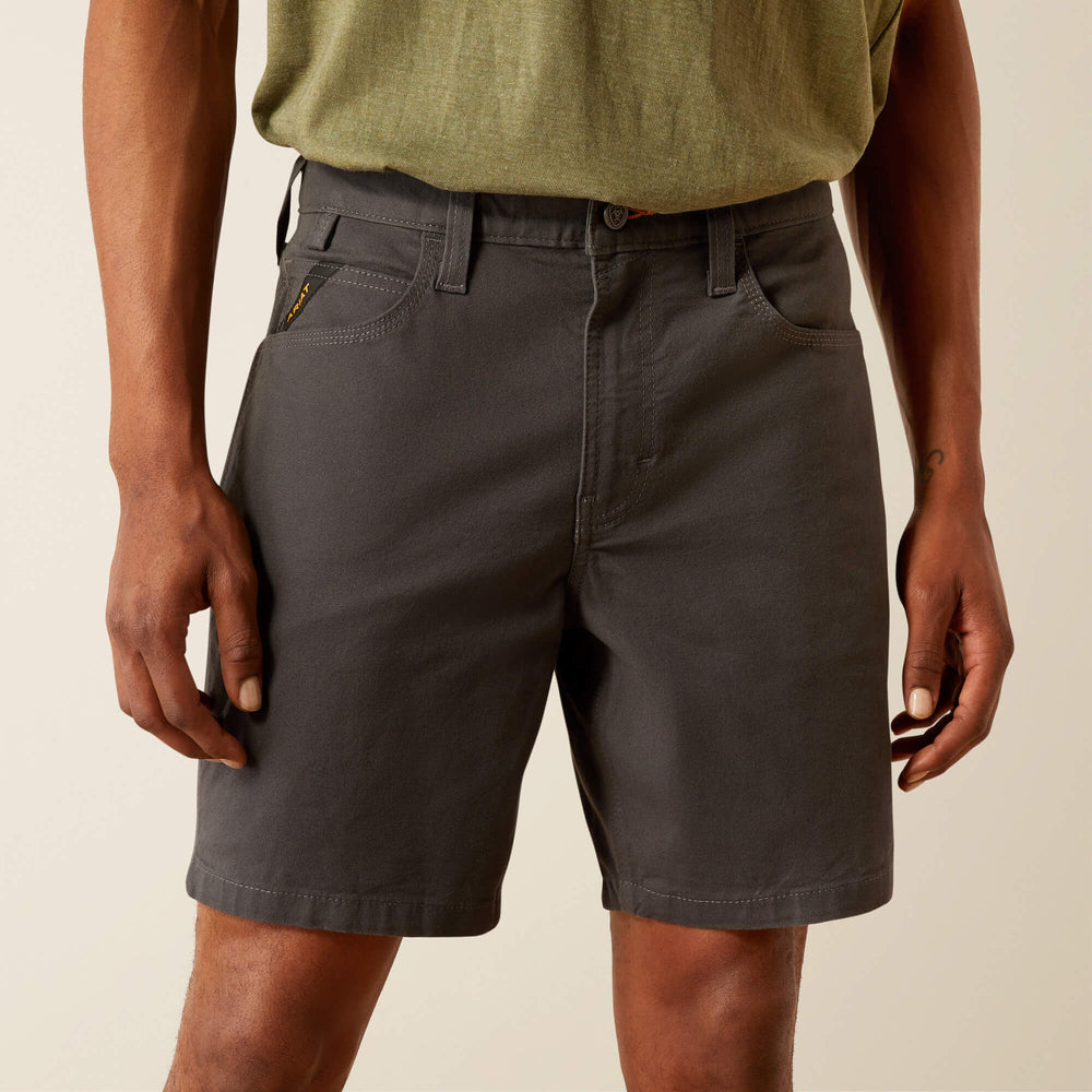 Men Rebar DuraStretch Made Tough 8" Short | Ariat Discount