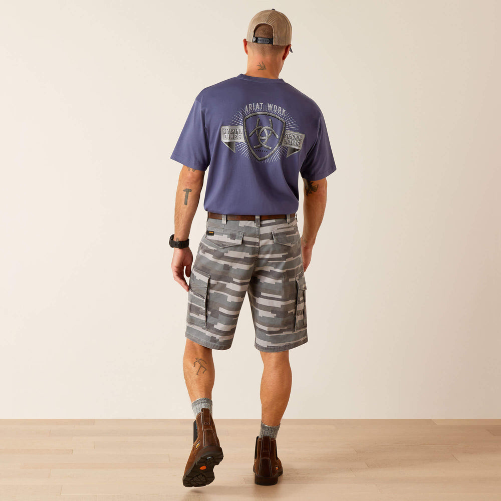 Men Rebar DuraStretch Made Tough Cargo 11" Short | Ariat near me