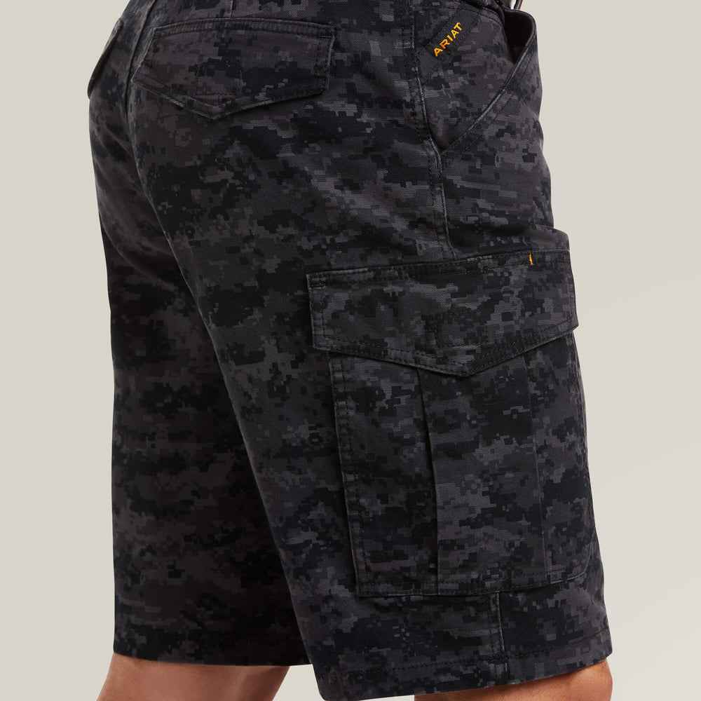Men Rebar DuraStretch Made Tough Cargo 11" Short | Ariat Outlet