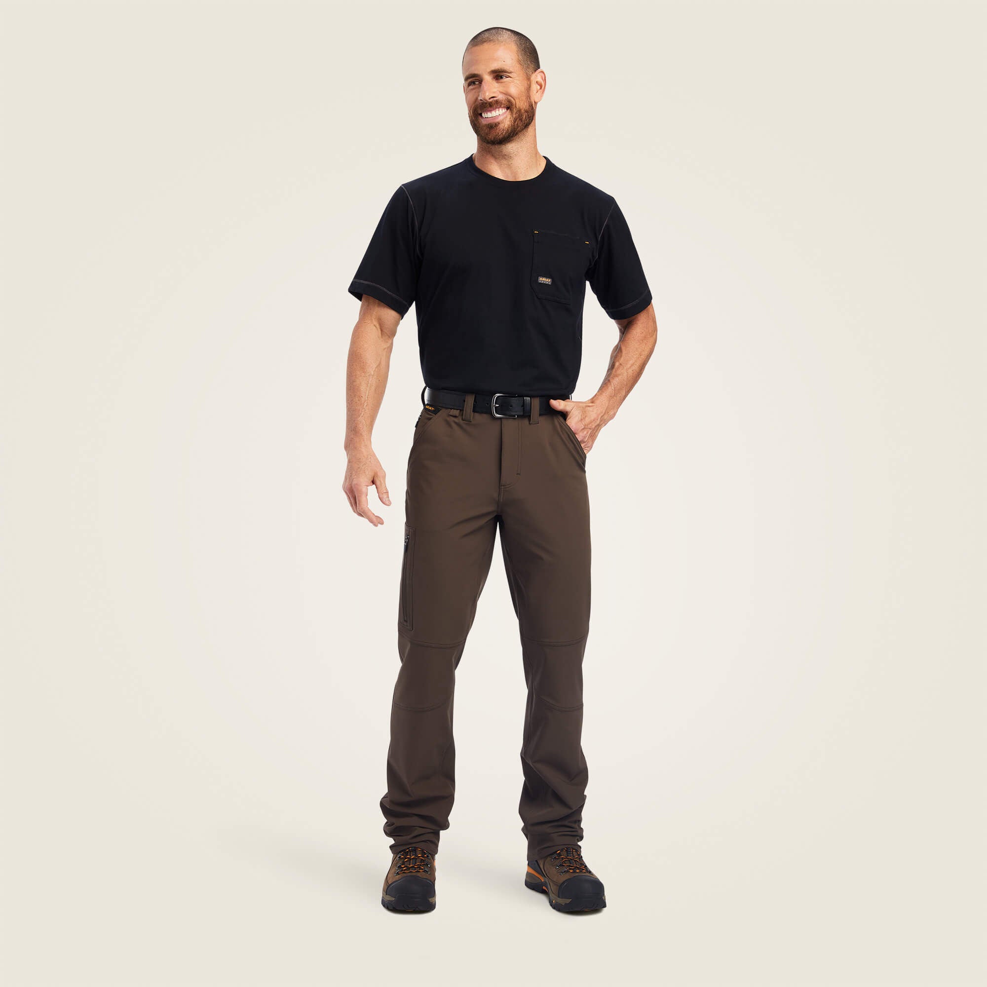 Men Rebar M5 Straight DuraStretch DriTEK Softshell Straight Pant | Ariat