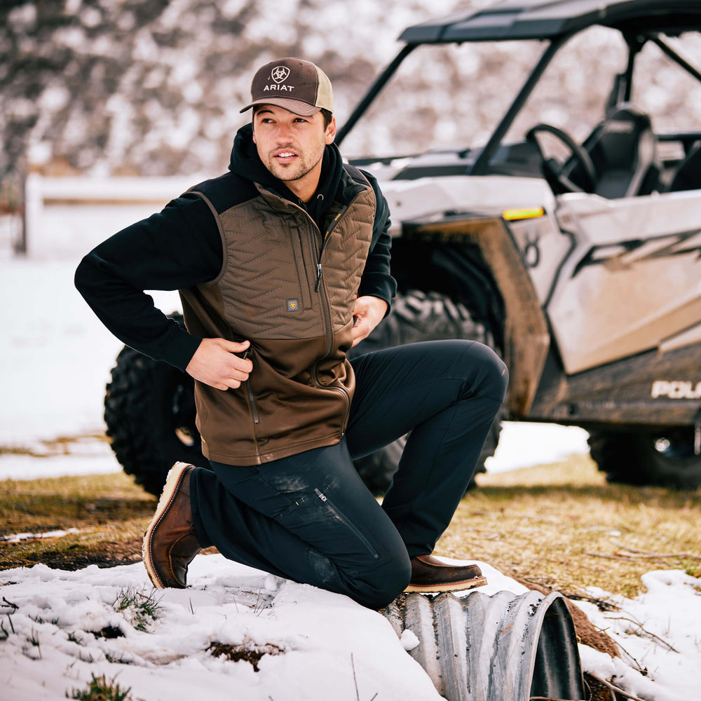 Men Rebar M5 Straight DuraStretch DriTEK Softshell Straight Pant | Ariat on sale