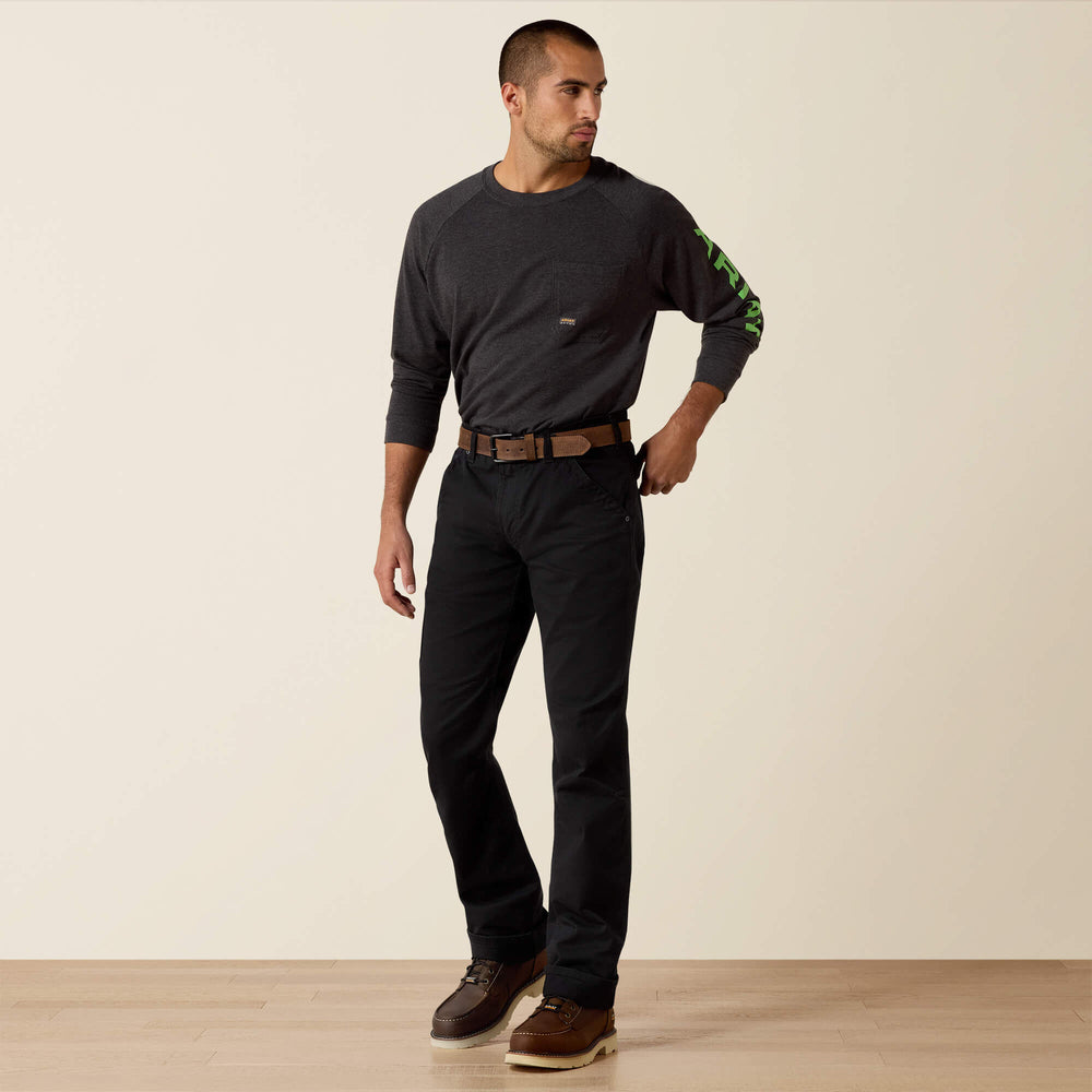 Men Rebar M5 Straight DuraStretch Washed Twill Dungaree Straight Leg Pant | Ariat Discount