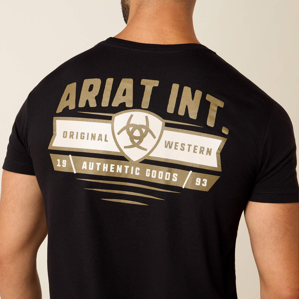 Men Ariat Banner Badge T-Shirt | Ariat us