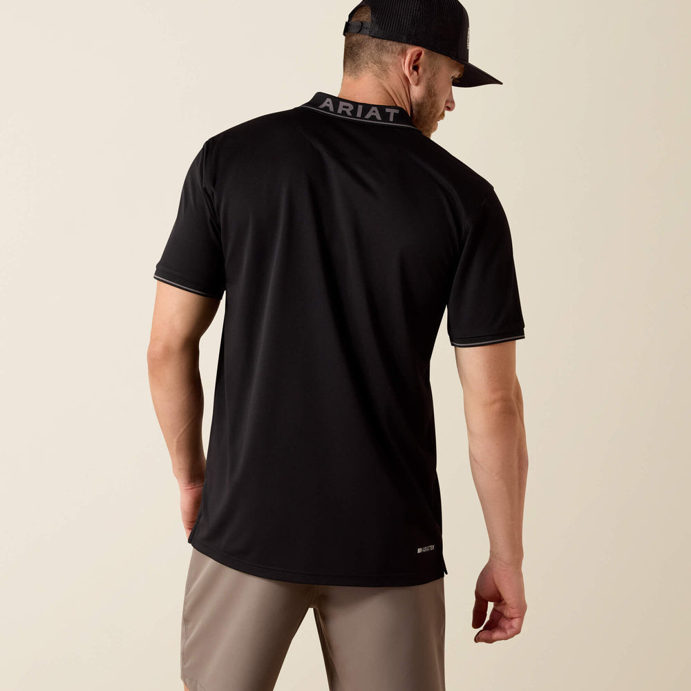 Men Logo Fitted Polo | Ariat on sale