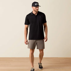 Men Logo Fitted Polo | Ariat on sale