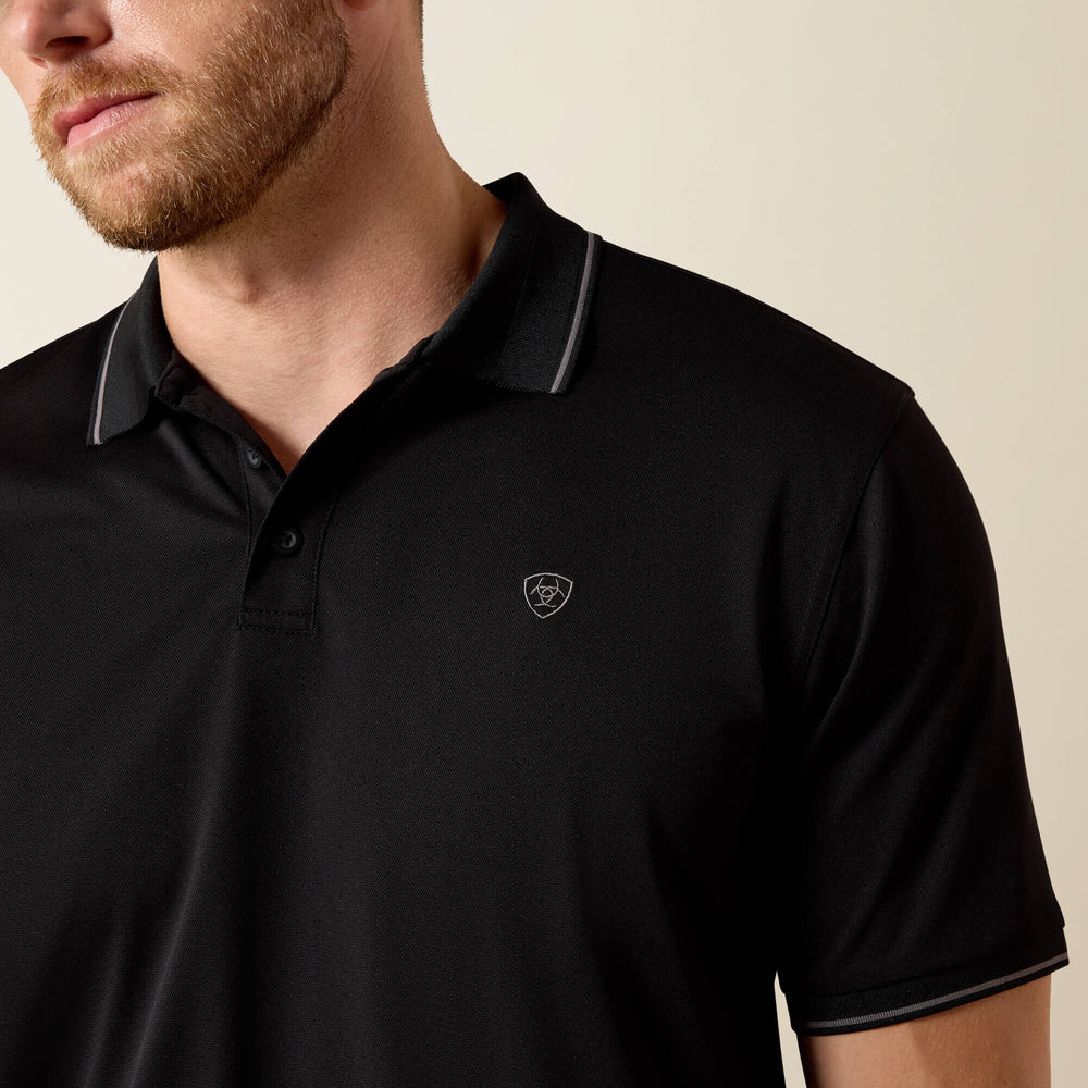 Men Logo Fitted Polo | Ariat on sale