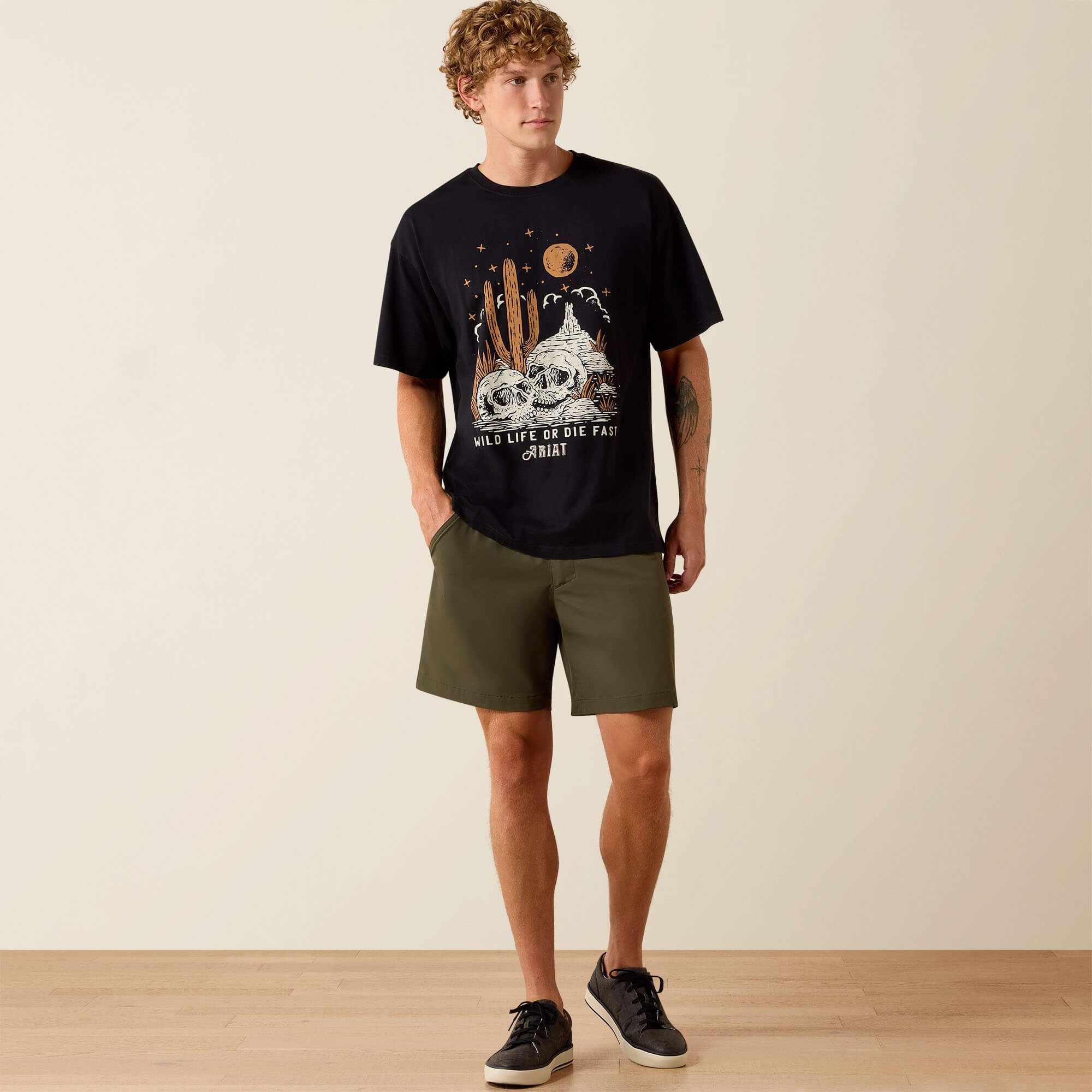 Men Wild Life Boxy T-Shirt | Ariat for sale