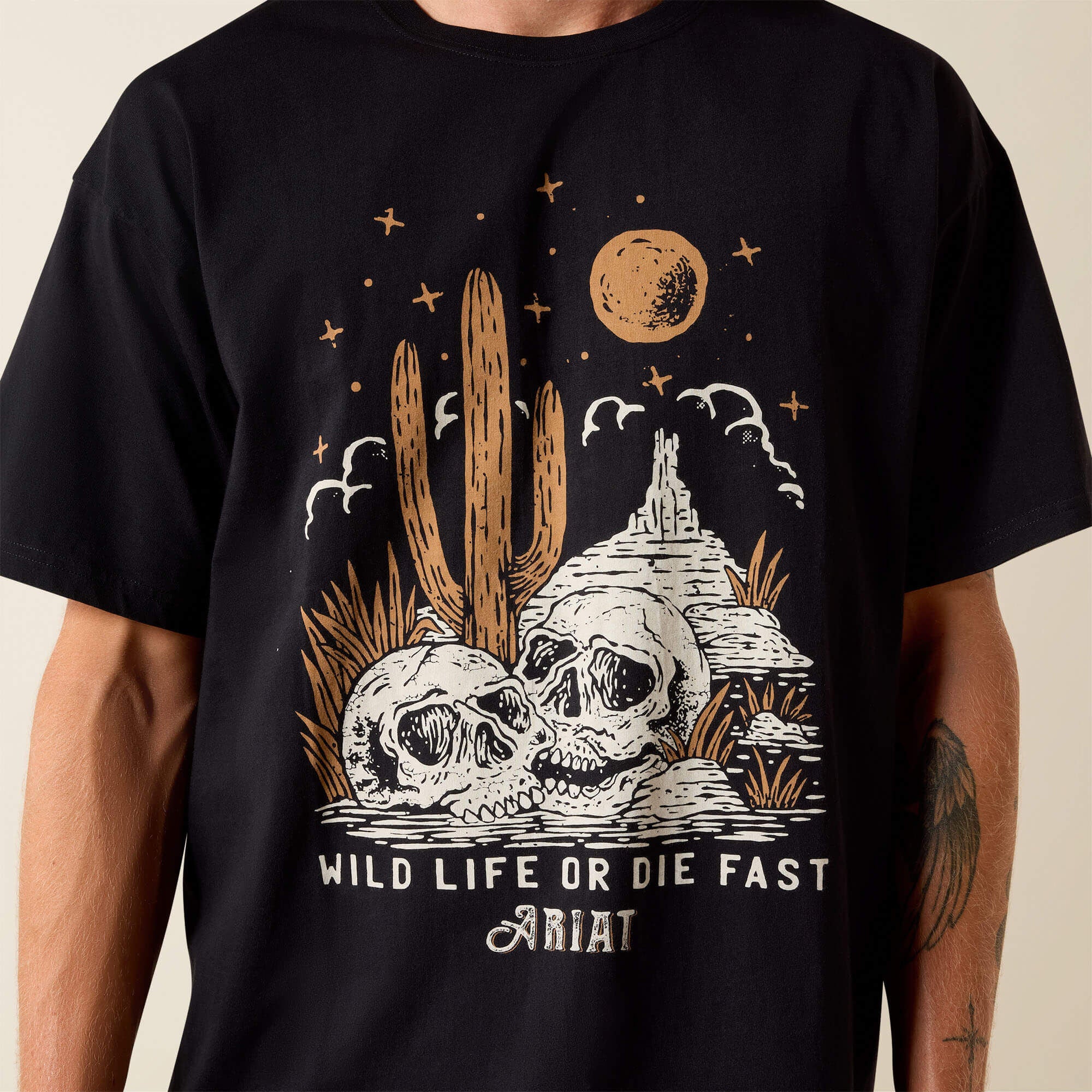 Men Wild Life Boxy T-Shirt | Ariat for sale