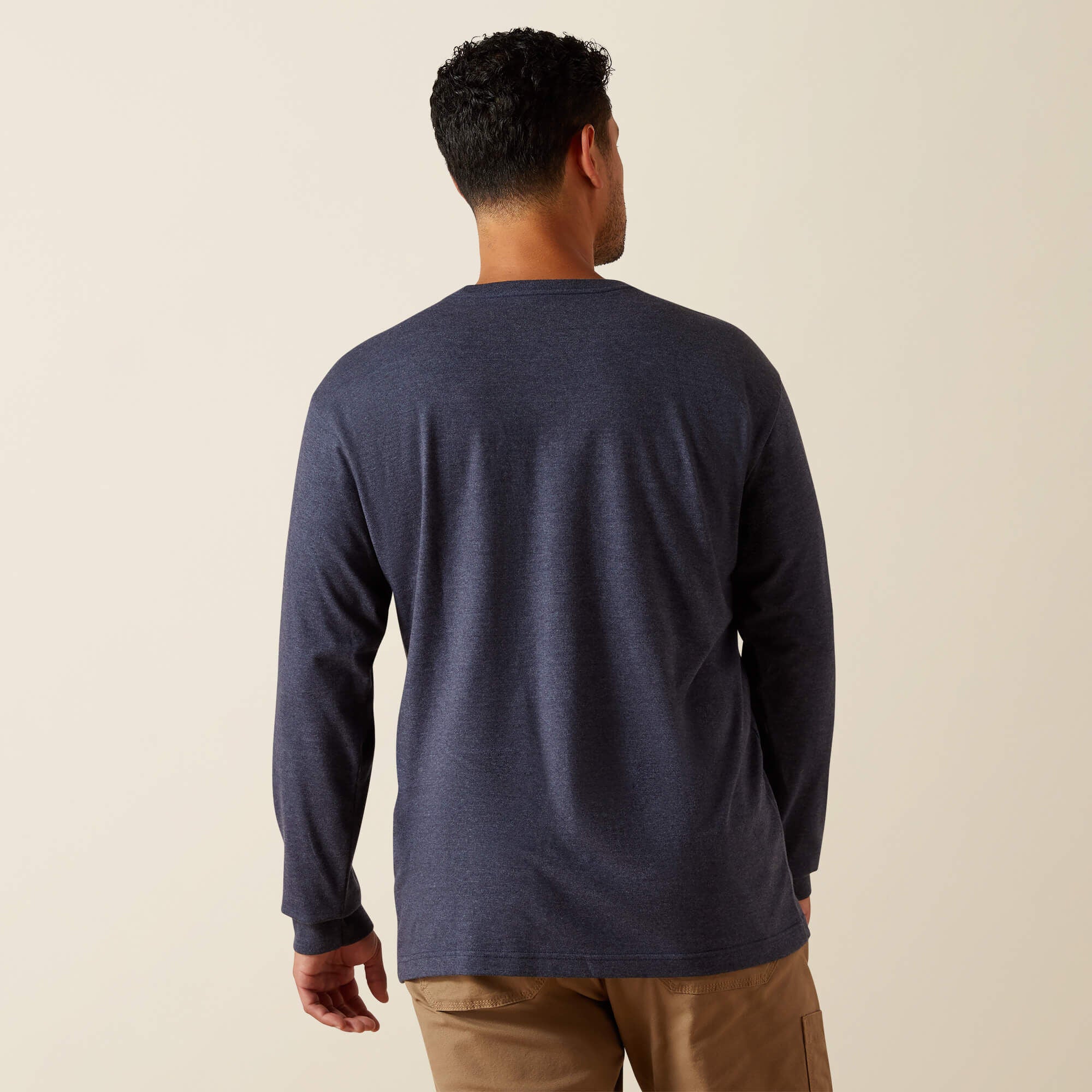 Men Rebar Cotton Strong Standard Logo Pocket T-Shirt | Ariat us