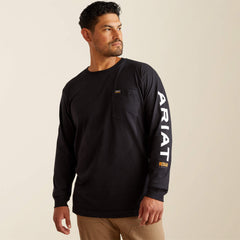 Men Rebar Cotton Strong Standard Logo Pocket T-Shirt | Ariat near me