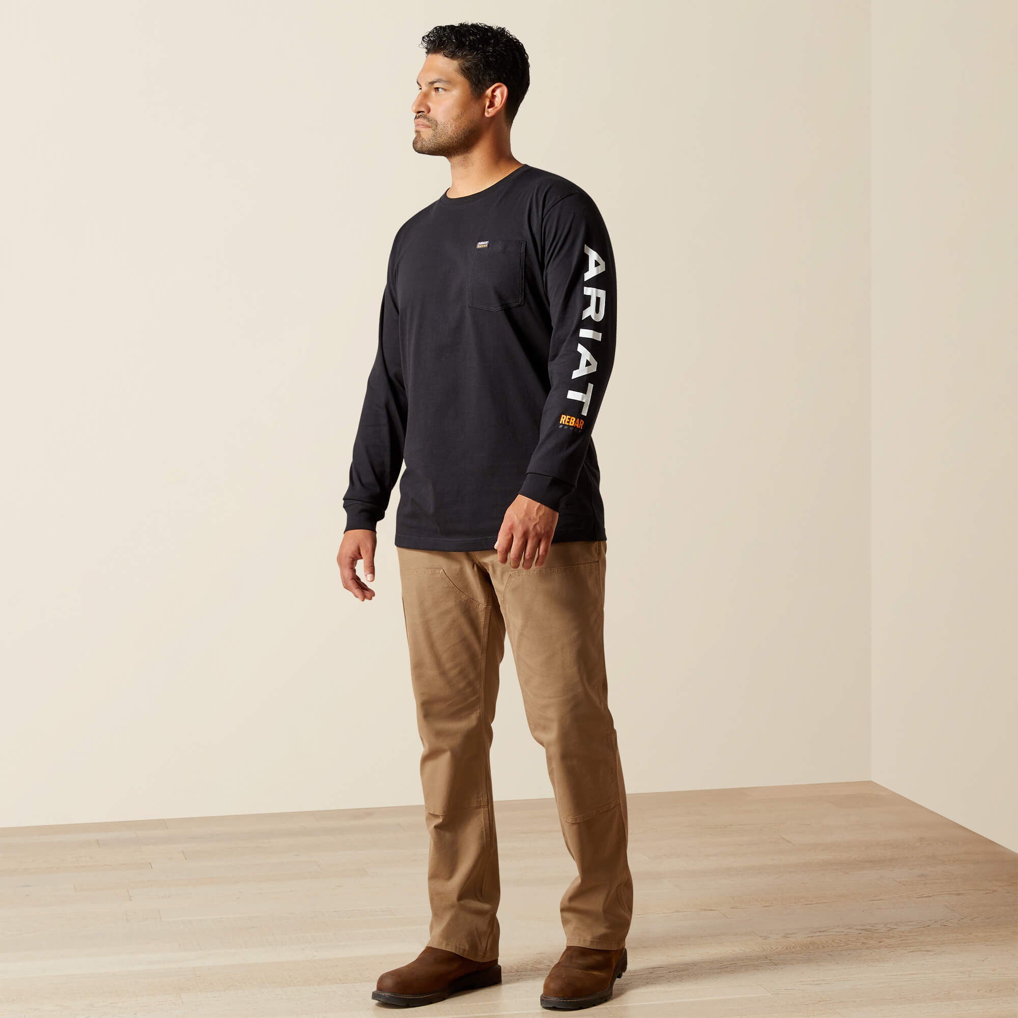 Men Rebar Cotton Strong Standard Logo Pocket T-Shirt | Ariat near me