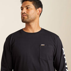 Men Rebar Cotton Strong Standard Logo Pocket T-Shirt | Ariat near me