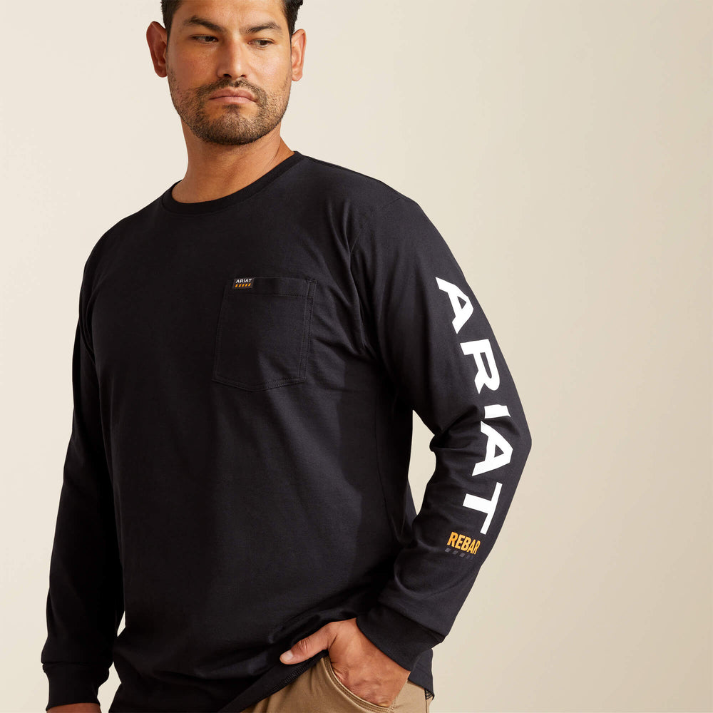 Men Rebar Cotton Strong Standard Logo Pocket T-Shirt | Ariat near me