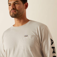 Men Rebar Cotton Strong Standard Logo Pocket T-Shirt | Ariat Discount