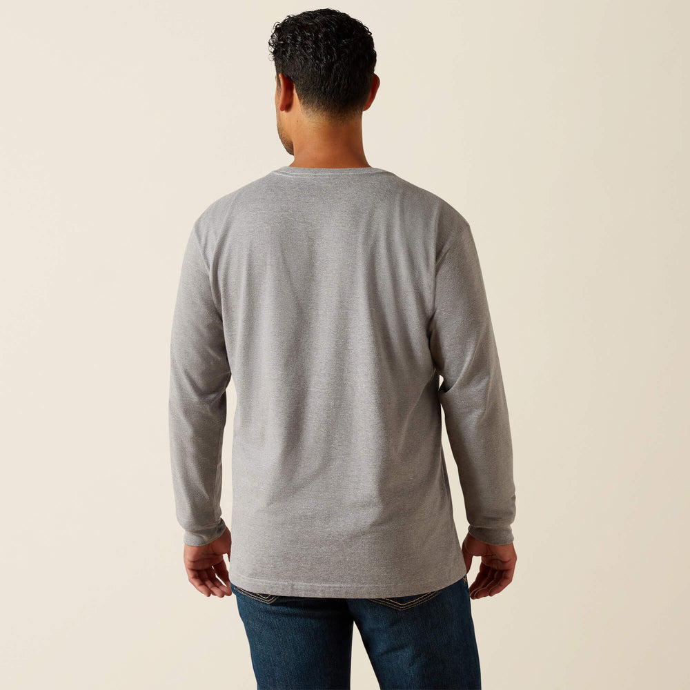 Men Rebar Cotton Strong Standard Logo Pocket T-Shirt | Ariat us