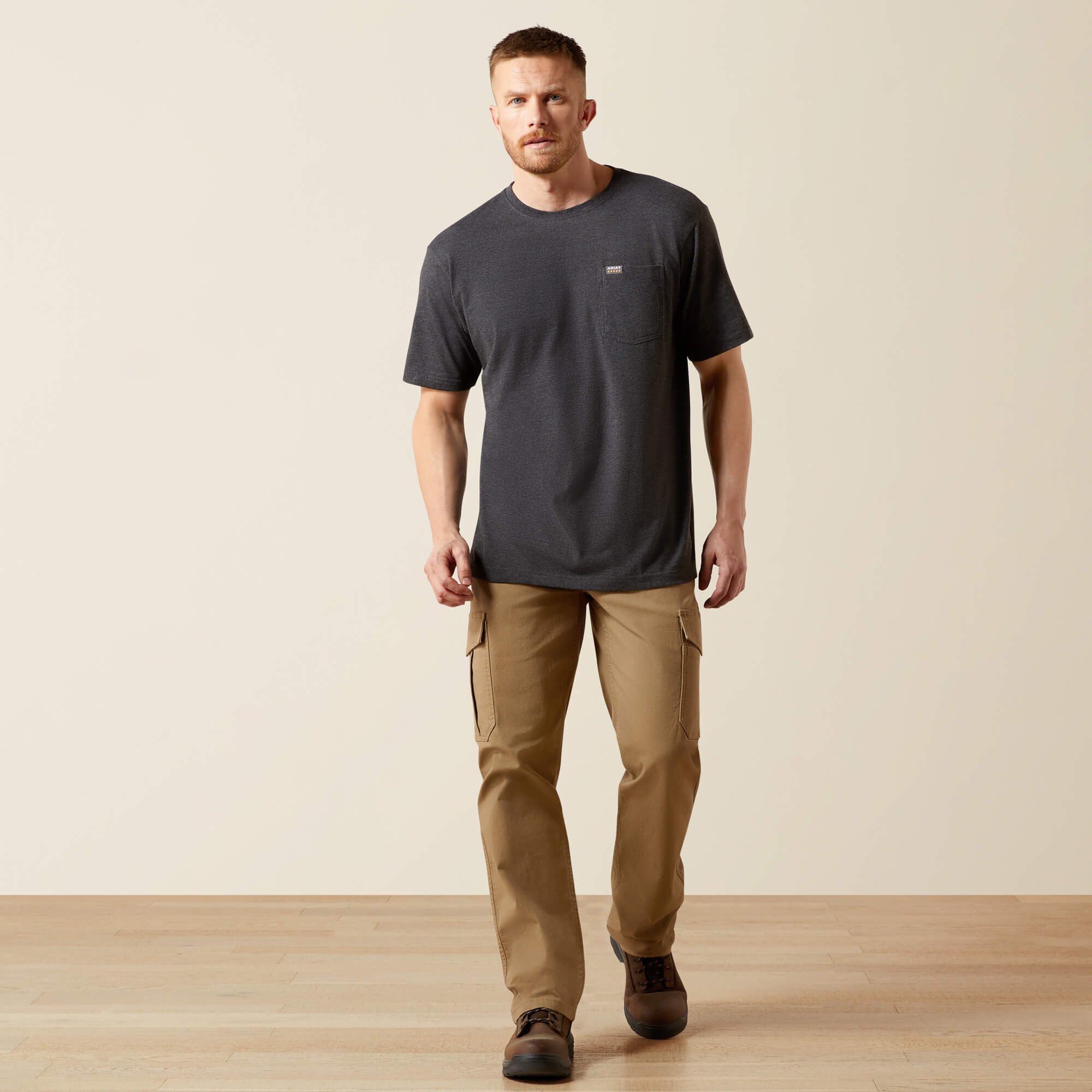 Men Rebar Cotton Strong Standard Pocket T-Shirt | Ariat Online