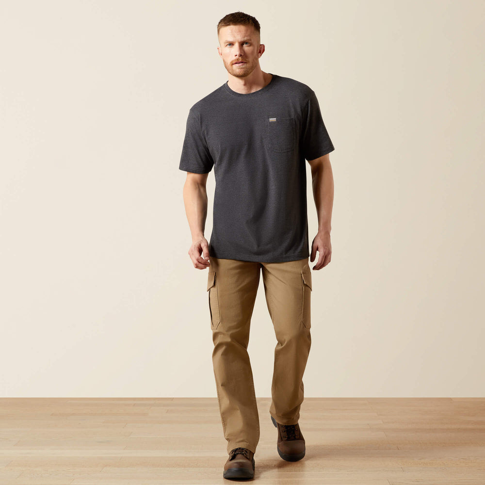 Men Rebar Cotton Strong Standard Pocket T-Shirt | Ariat Online