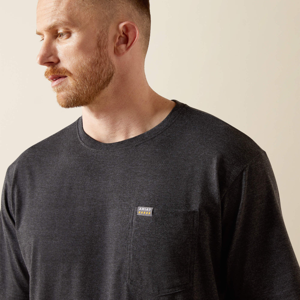 Men Rebar Cotton Strong Standard Pocket T-Shirt | Ariat Online