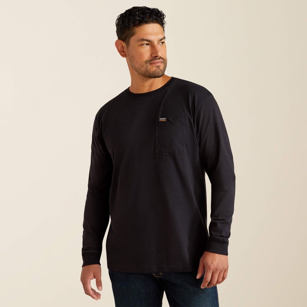 Men Rebar Cotton Strong Standard Pocket T-Shirt | Ariat for sale