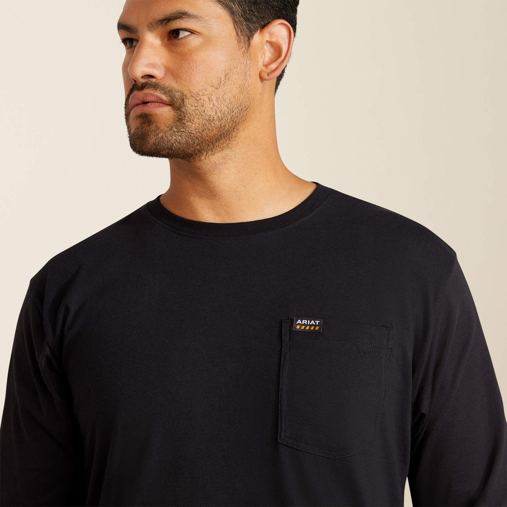 Men Rebar Cotton Strong Standard Pocket T-Shirt | Ariat for sale