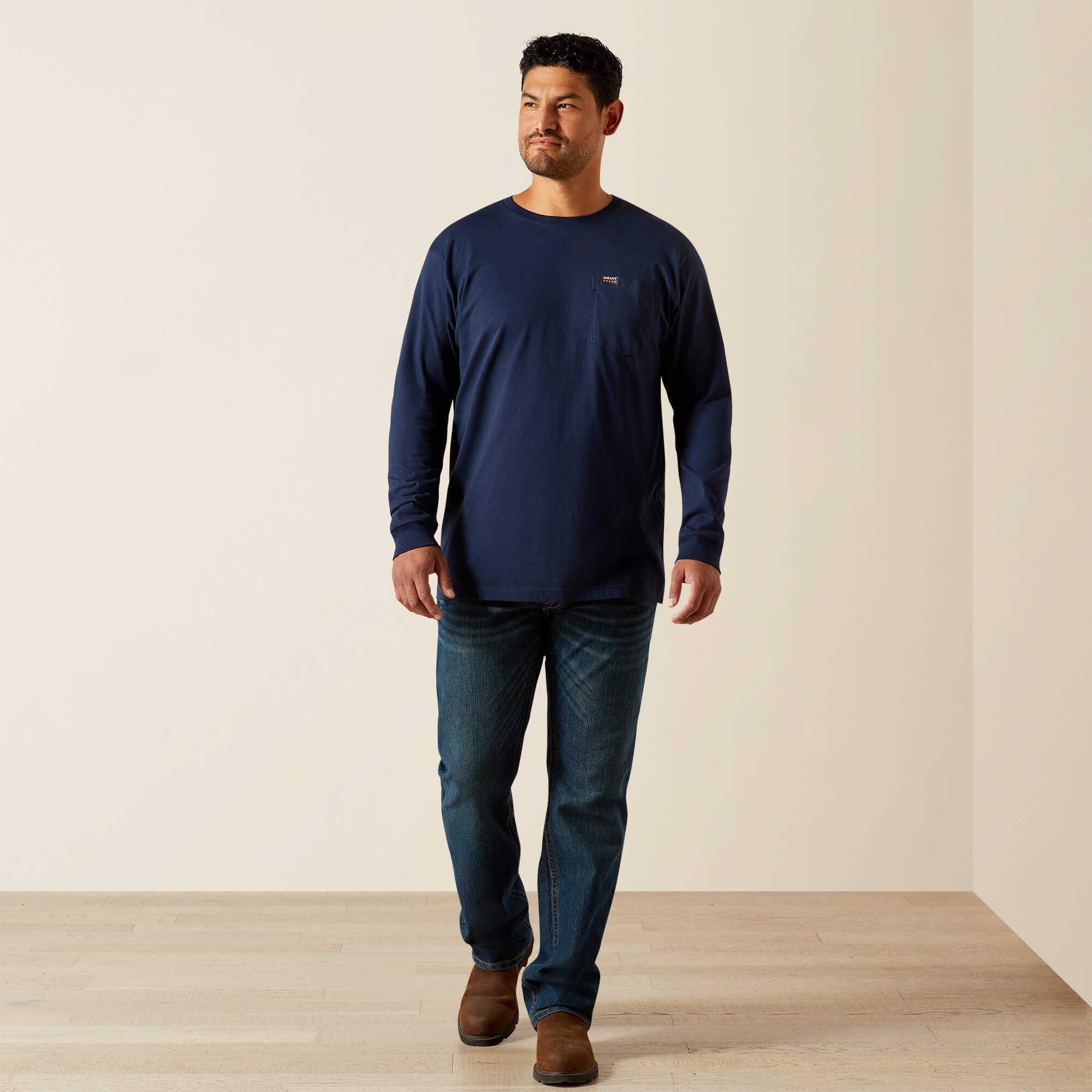 Men Rebar Cotton Strong Standard Pocket T-Shirt | Ariat Discount
