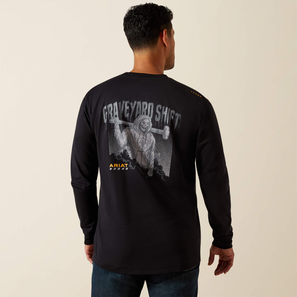 Men Rebar Workman Graveyard T-Shirt | Ariat Outlet