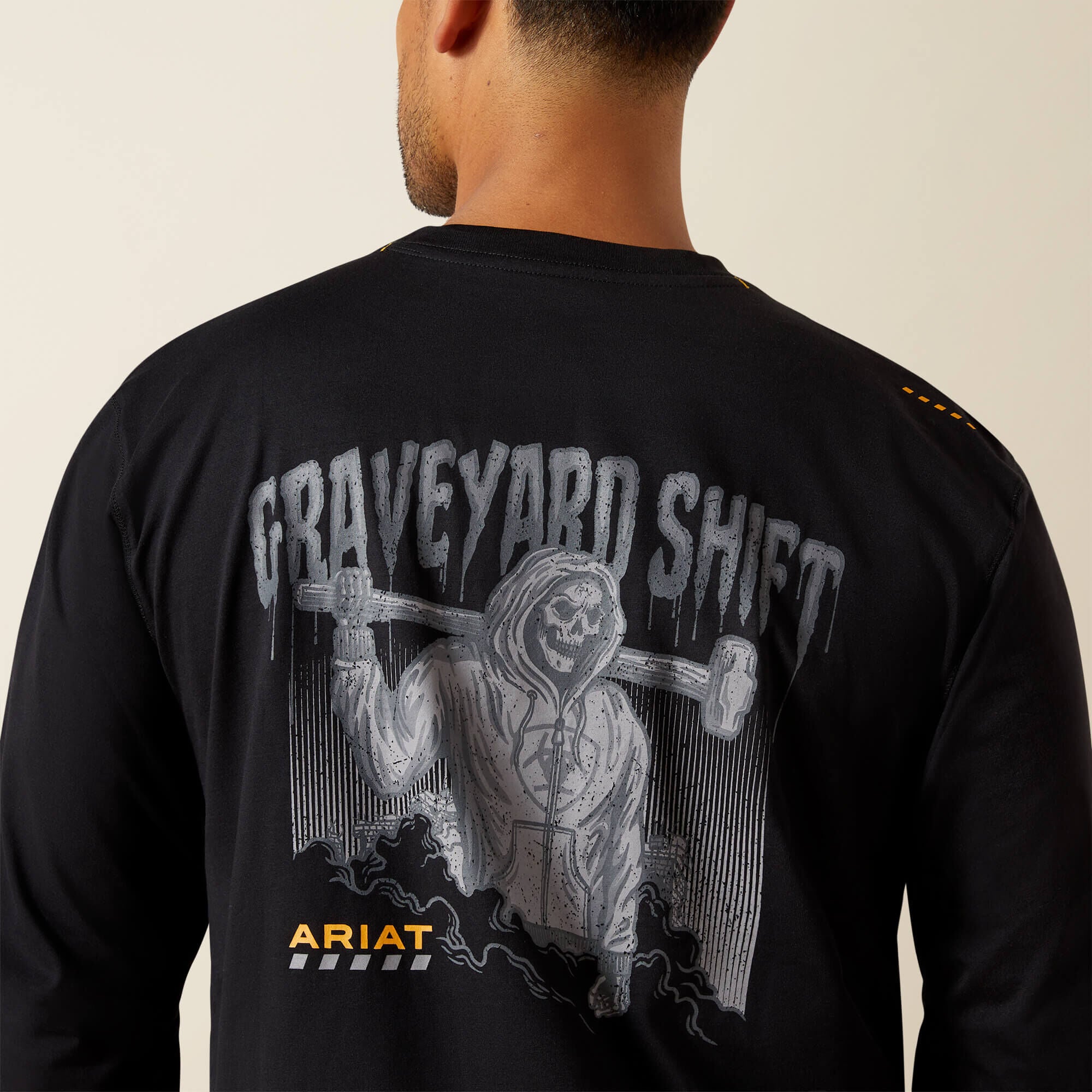 Men Rebar Workman Graveyard T-Shirt | Ariat Outlet
