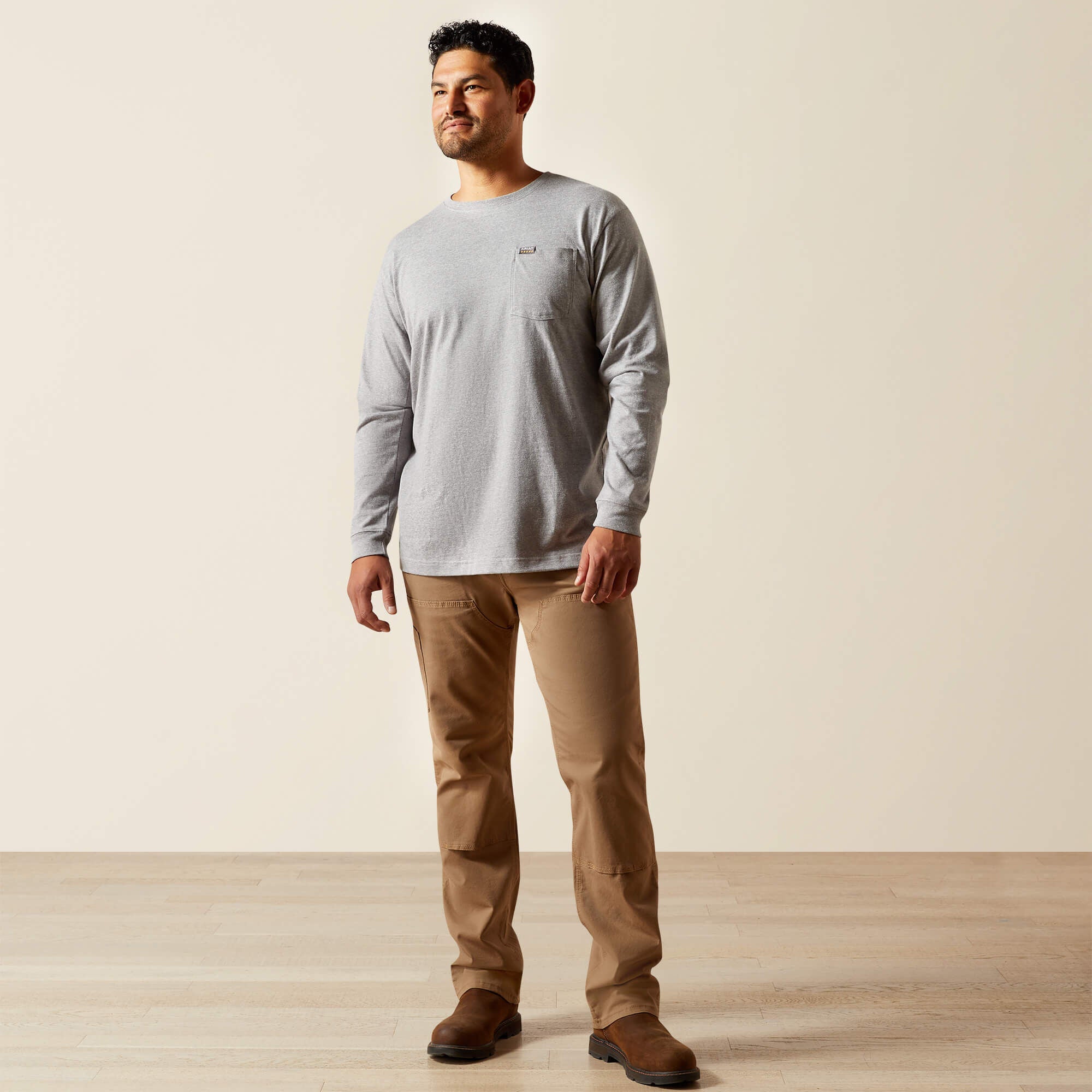 Men Rebar Cotton Strong Standard Pocket T-Shirt | Ariat us